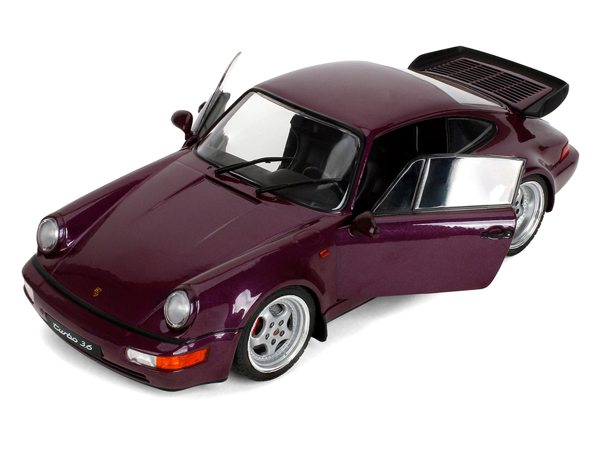 Porsche 911 3.6 Turbo Purple Metallic 1/18 Model Car