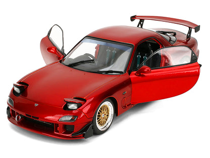 Mazda RX7 Type RS (FD3S) RHD (Right Hand Drive) Orange Metallic "Pink Slips" Series 1/18 Diecast Model Car