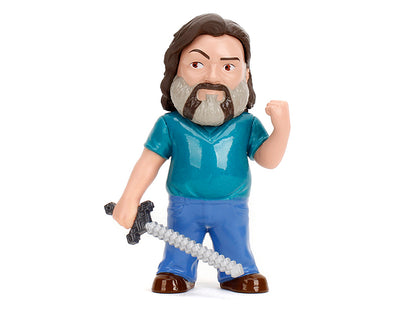 Set of 4 Diecast Figures "A Minecraft Movie" (2025) Movie "Metalfigs" Series Diecast Models