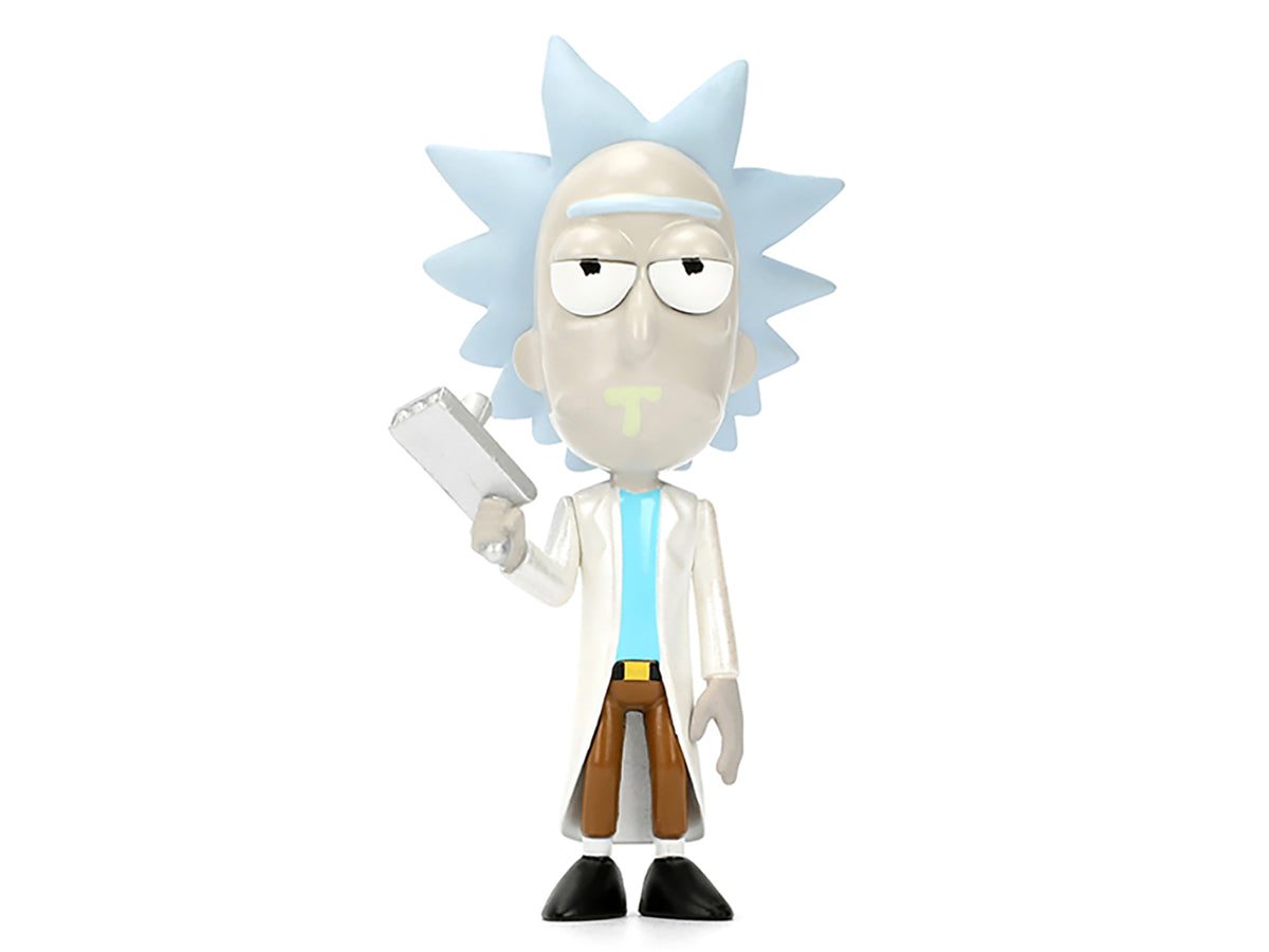 Set of 4 Diecast Figures "Rick and Morty" (2013-Current) TV Series "Metalfigs" Series Diecast Models