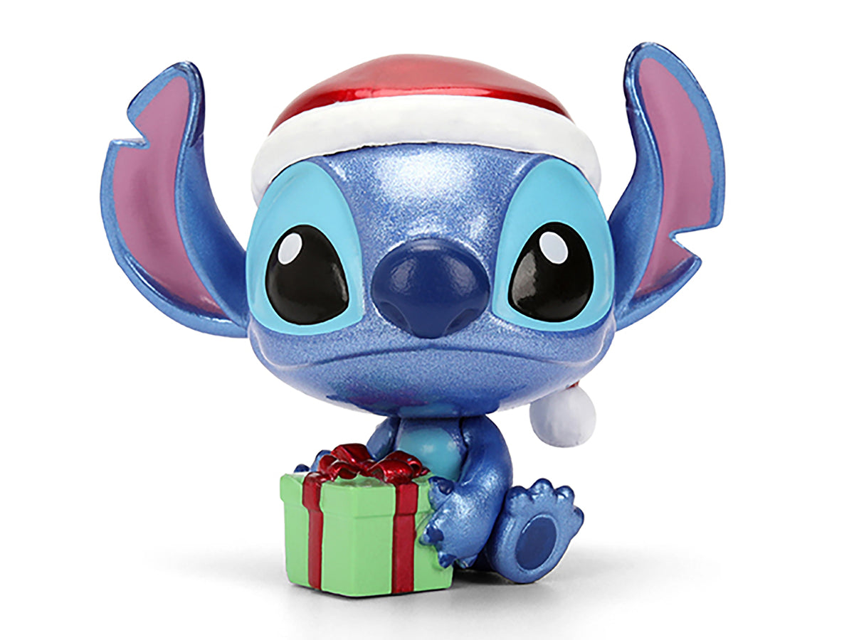 Set of 4 Diecast Figures "Disney's Stitch Christmas Edition" "Metalfigs" Series