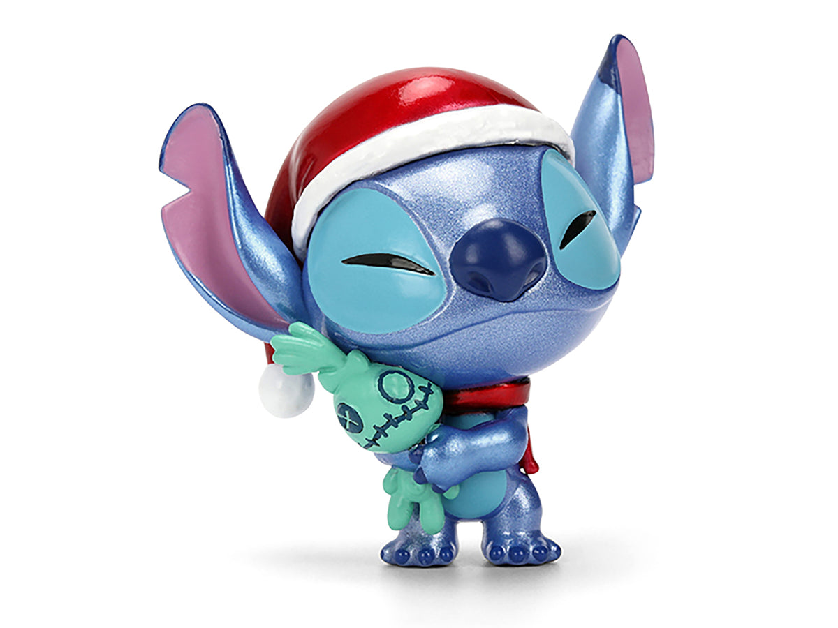 Set of 4 Diecast Figures "Disney's Stitch Christmas Edition" "Metalfigs" Series