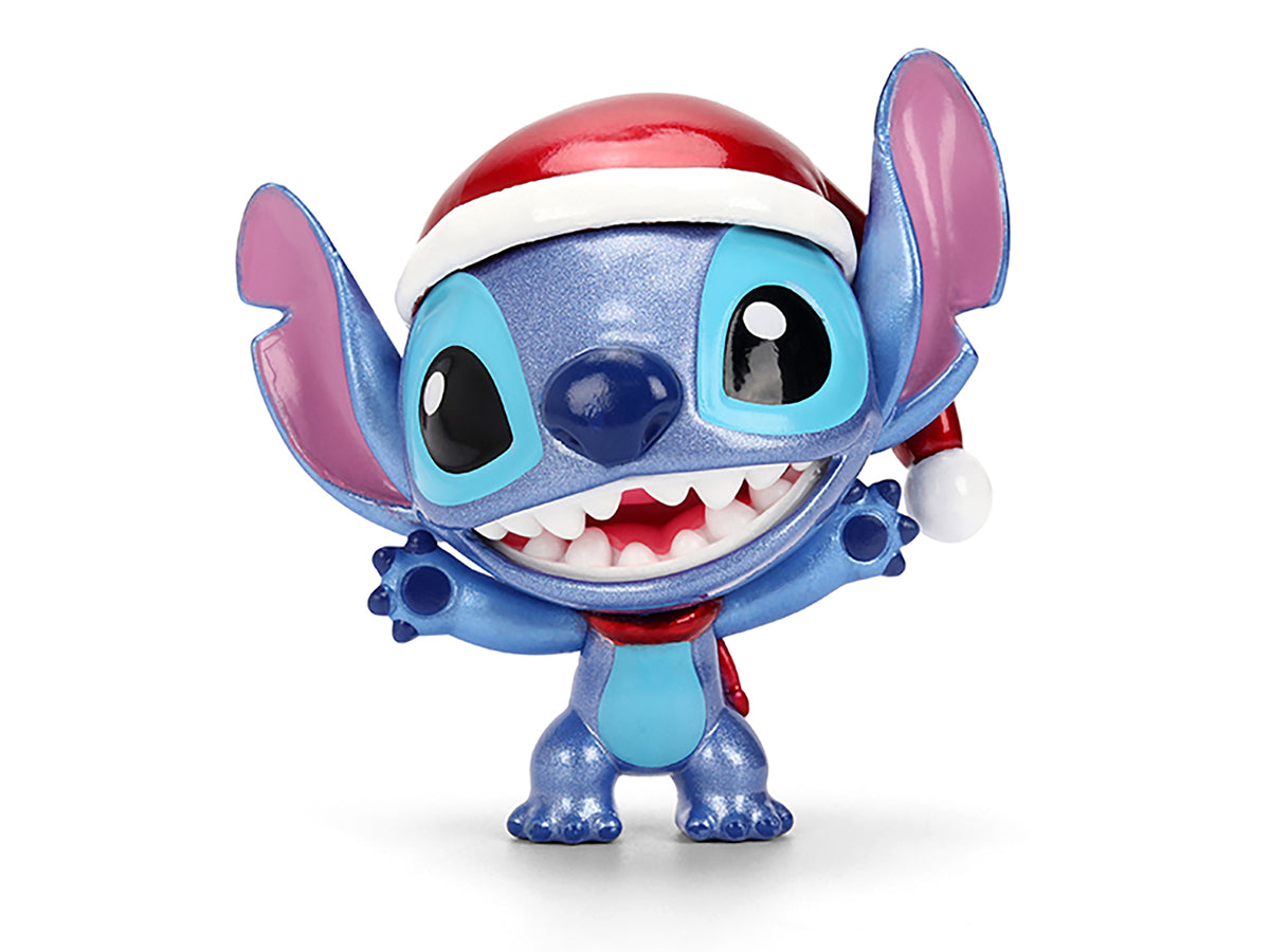 Set of 4 Diecast Figures "Disney's Stitch Christmas Edition" "Metalfigs" Series