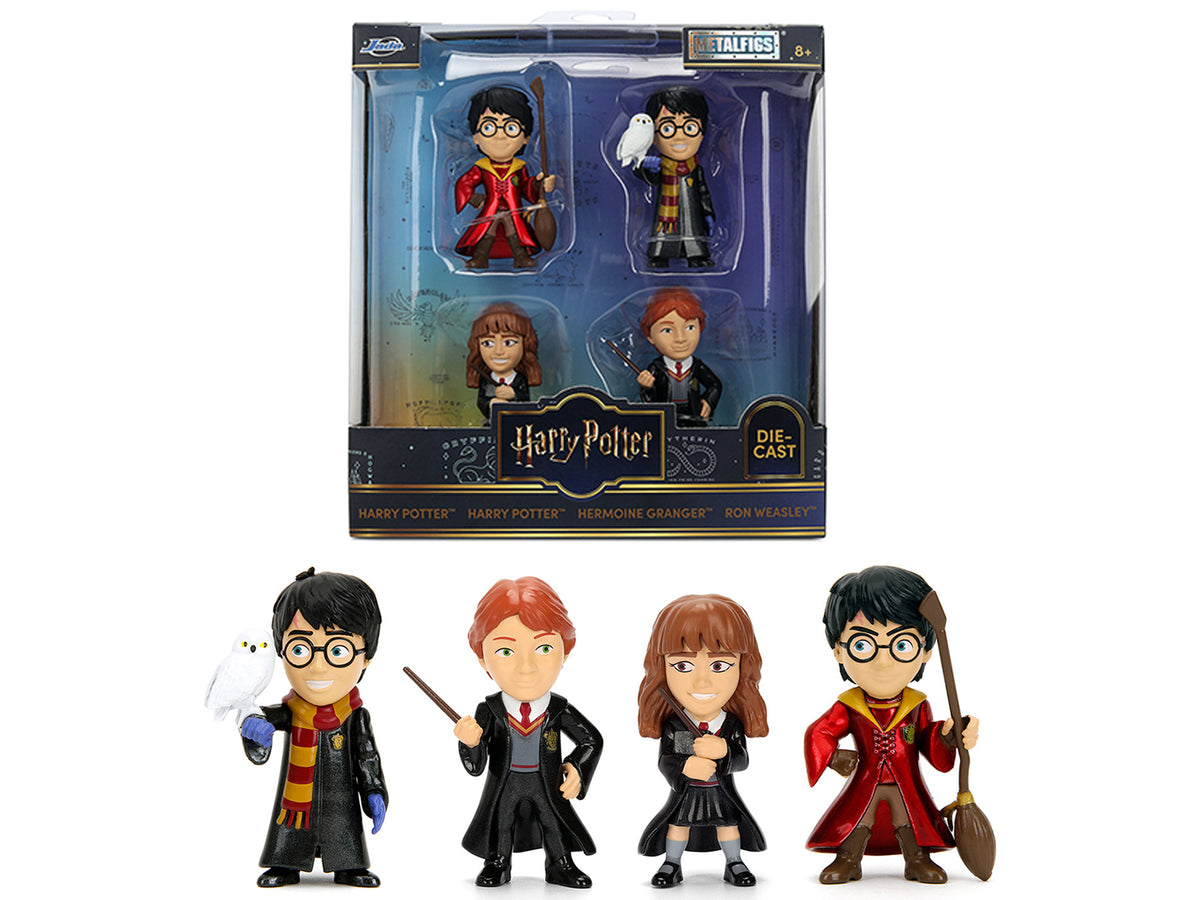 Set of 4 Diecast Figures "Harry Potter" "Metalfigs" Series