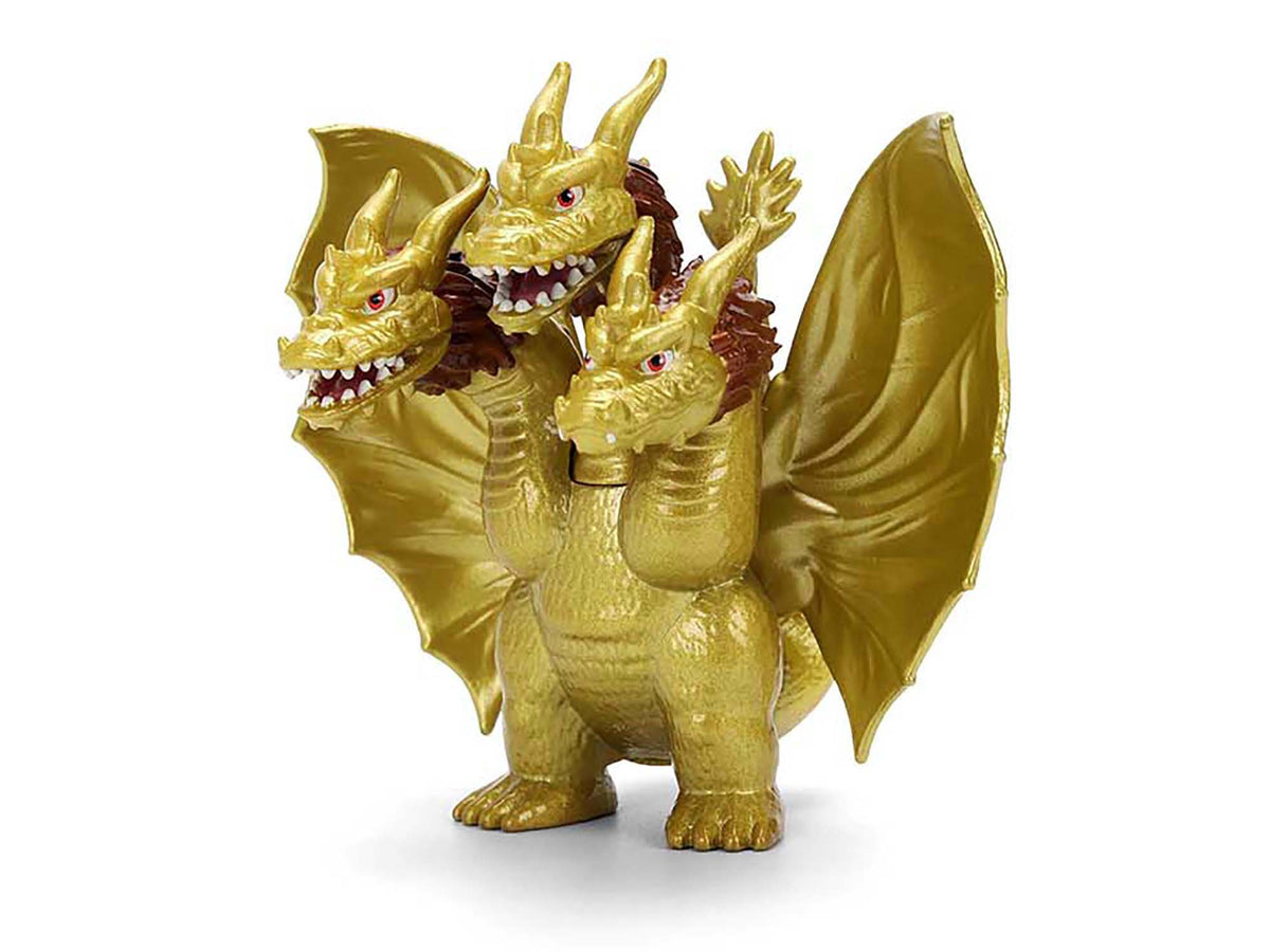Set of 4 Diecast Figures "Godzilla" Franchise "Metalfigs" Series