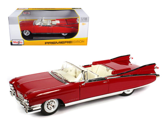 1959 Cadillac Eldorado Biarritz Red 1/18 Diecast Model Car