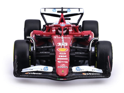 Ferrari SF-25 #16 Charles Leclerc Formula One F1 "World Championship" (2025) with Display Case 1/43 Diecast Model Car