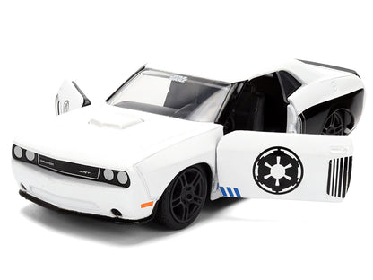 2012 Dodge Challenger SRT8 "Stormtrooper" Livery White with Graphics "Star Wars" Franchise "Hollywood Rides" Series 1/32 Diecast Model Car