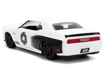 2012 Dodge Challenger SRT8 "Stormtrooper" Livery White with Graphics "Star Wars" Franchise "Hollywood Rides" Series 1/32 Diecast Model Car