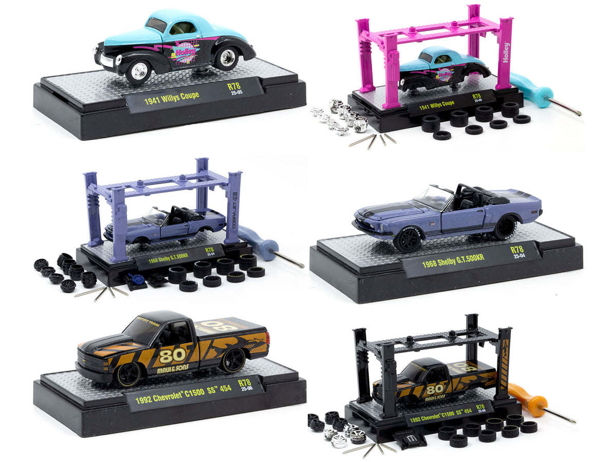 Model Kit 3 piece Car Set Release 78 Limited Edition to 9600 pieces Worldwide 1/64 Diecast Model Cars