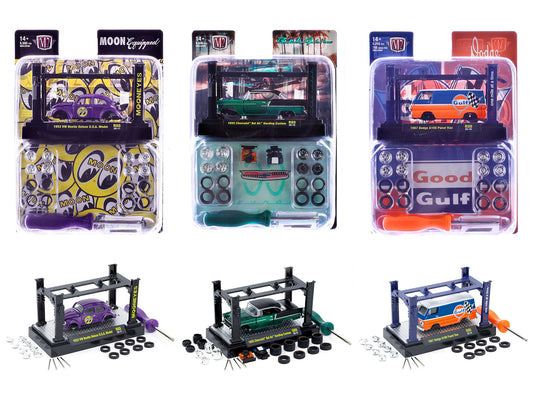 Model Kit 3 piece Car Set Release 80 Limited Edition to 9600 pieces Worldwide 1/64 Diecast Model Cars