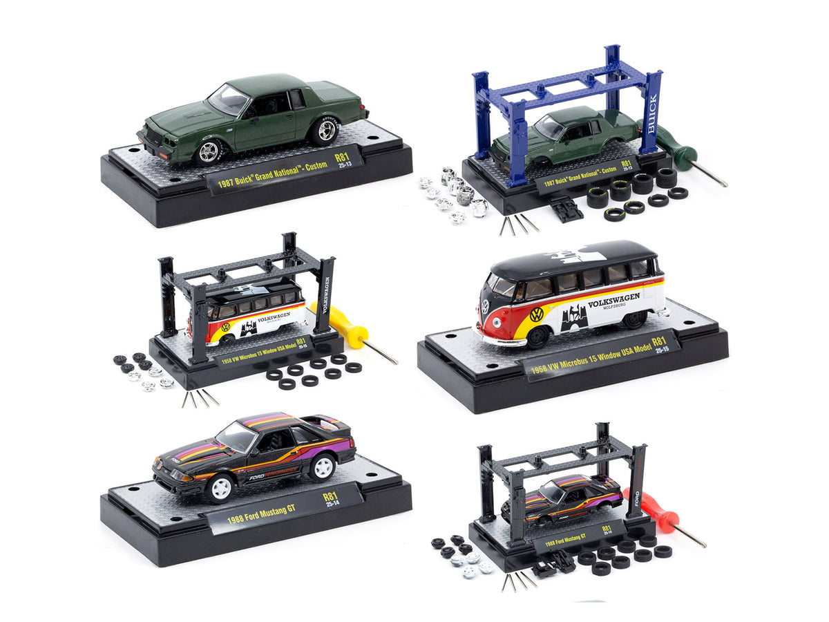 Model Kit 3 piece Car Set Release 81 Limited Edition to 9600 pieces Worldwide 1/64 Diecast Model Cars