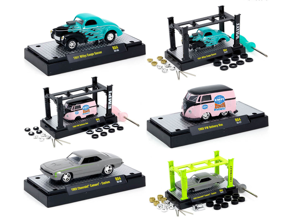 Model Kit 3 piece Car Set Release 84 Limited Edition to 6000 pieces Worldwide 1/64 Diecast Model Cars