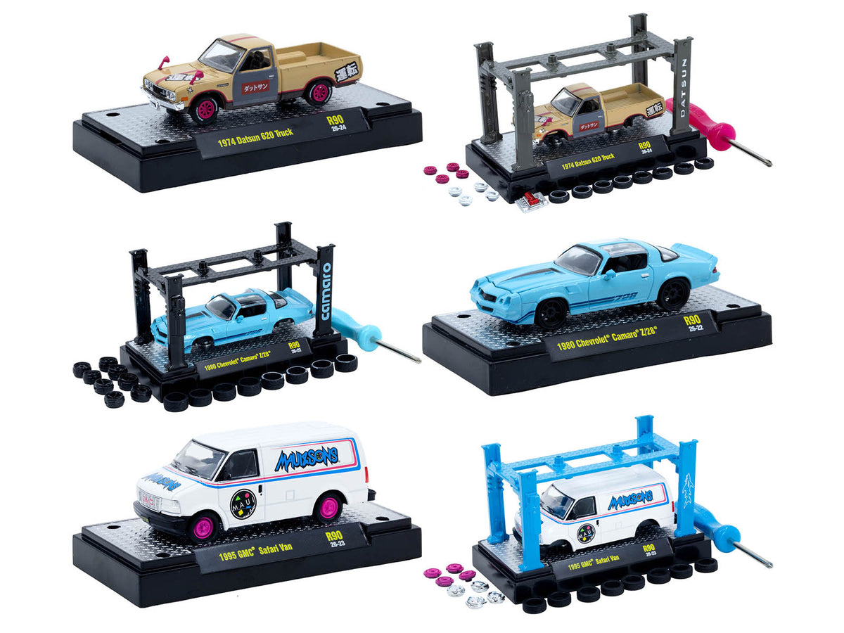 Model Kit 3 piece Car Set Release #90 Limited Edition to 6000 pieces Worldwide 1/64 Diecast Model Cars