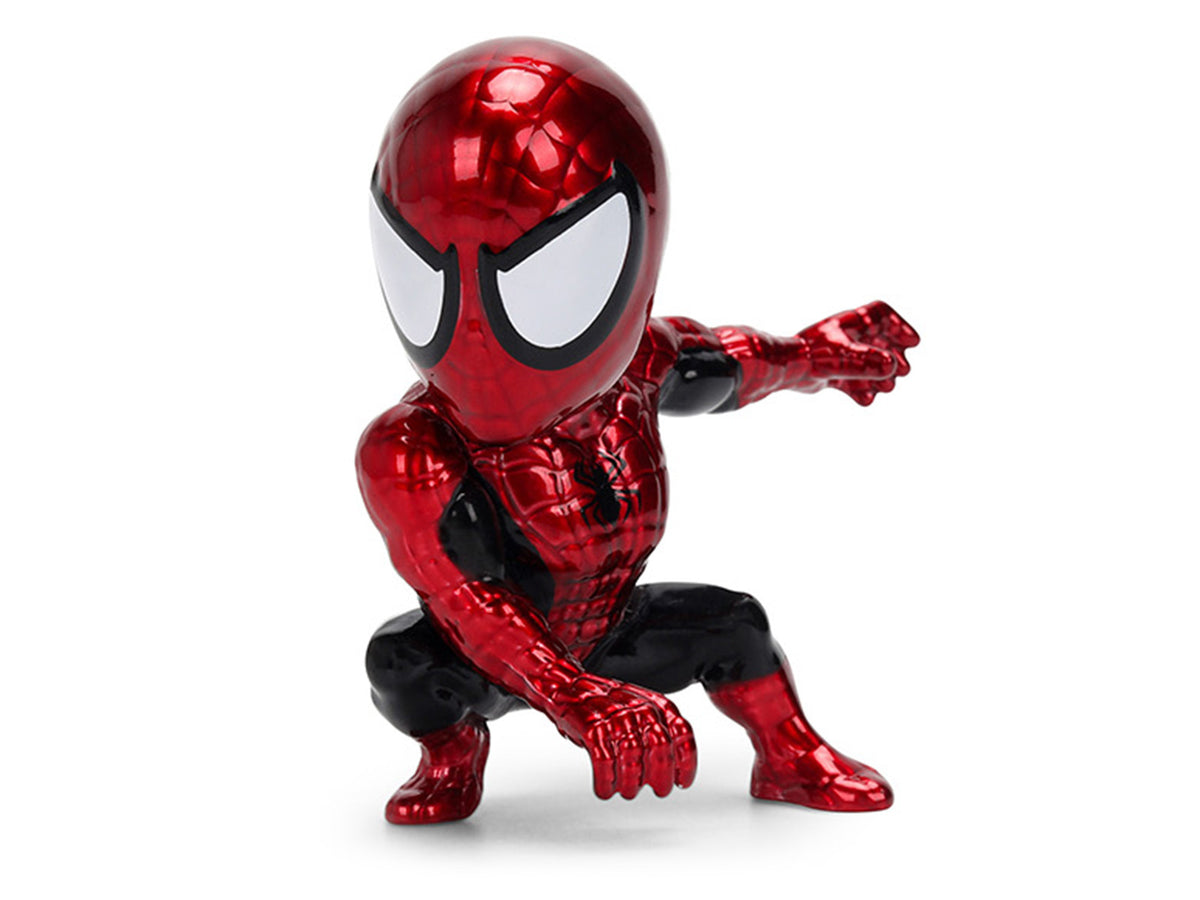 Set of 4 Diecast Figures "Spider-Man" Wave 3 "Metalfigs" Series Diecast Models