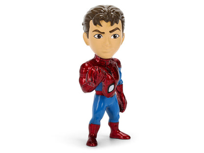 Set of 4 Diecast Figures "Spider-Man" Wave 3 "Metalfigs" Series Diecast Models
