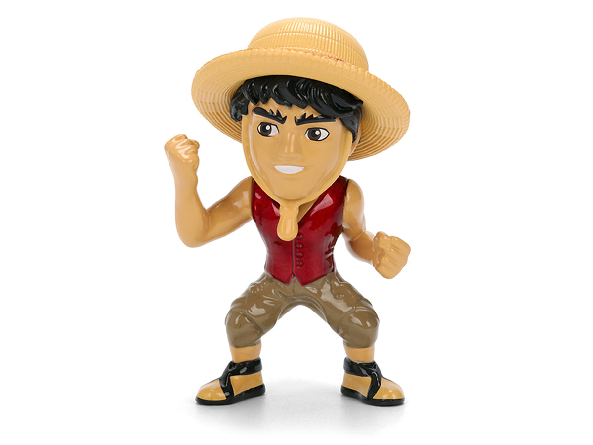 Set of 4 Diecast Figures "One Piece" (2023-Current) TV Series "Metalfigs" Series Diecast Models