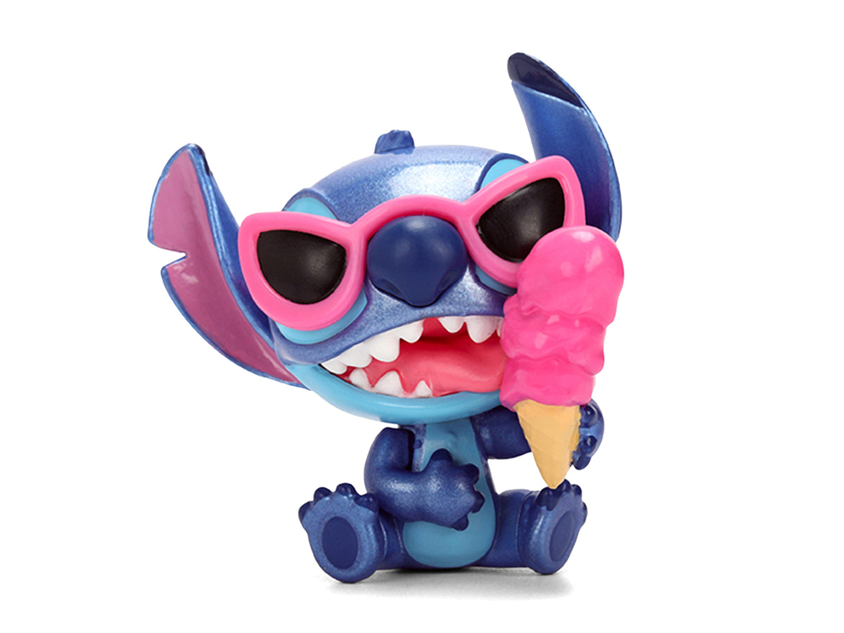 Set of 4 Diecast Figures "Disney's Stitch" Wave #3 "Metalfigs" Series Diecast Models