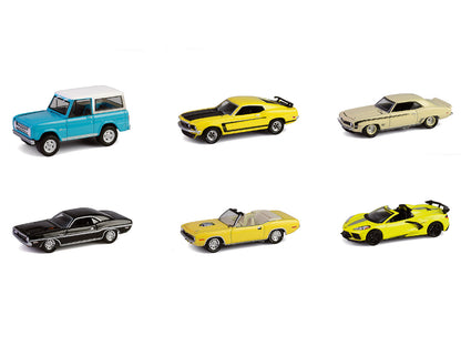 "Barrett-Jackson" Series 15 Set of 6 Cars 1/64 Diecast Model Cars
