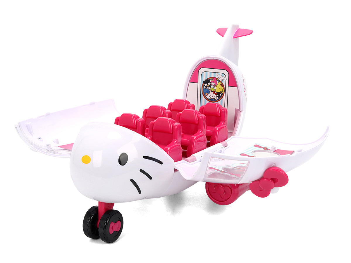 "Hello Kitty and Friends" Airplane Set with 3 Figures Model