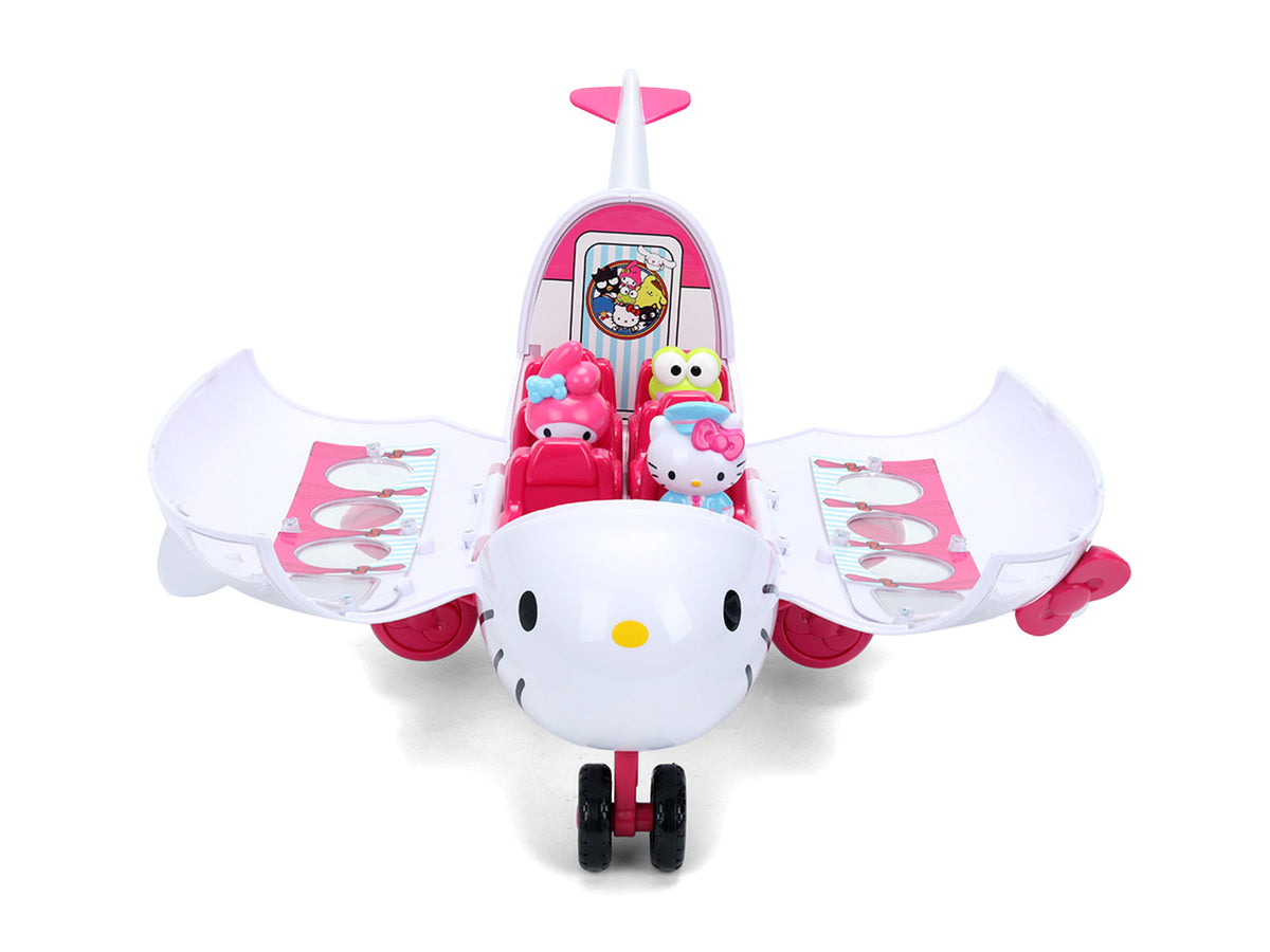 "Hello Kitty and Friends" Airplane Set with 3 Figures Model