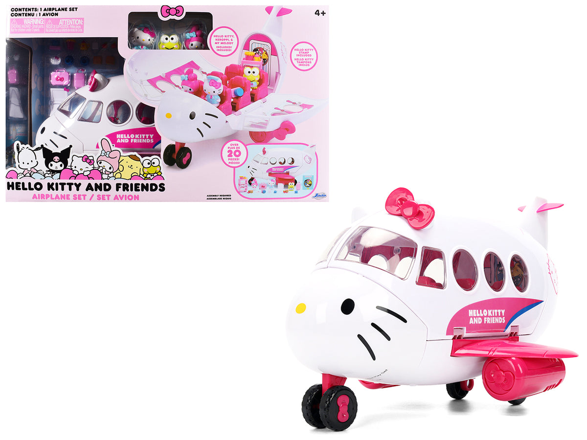 "Hello Kitty and Friends" Airplane Set with 3 Figures Model