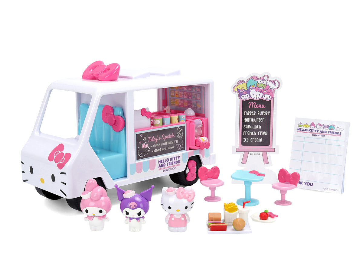 "Hello Kitty and Friends" Food Truck Set with 3 Figures Model