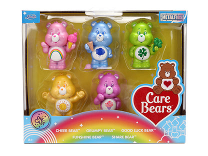 Set of 5 Diecast Figures "Care Bears" "Metalfigs" Series Diecast Models