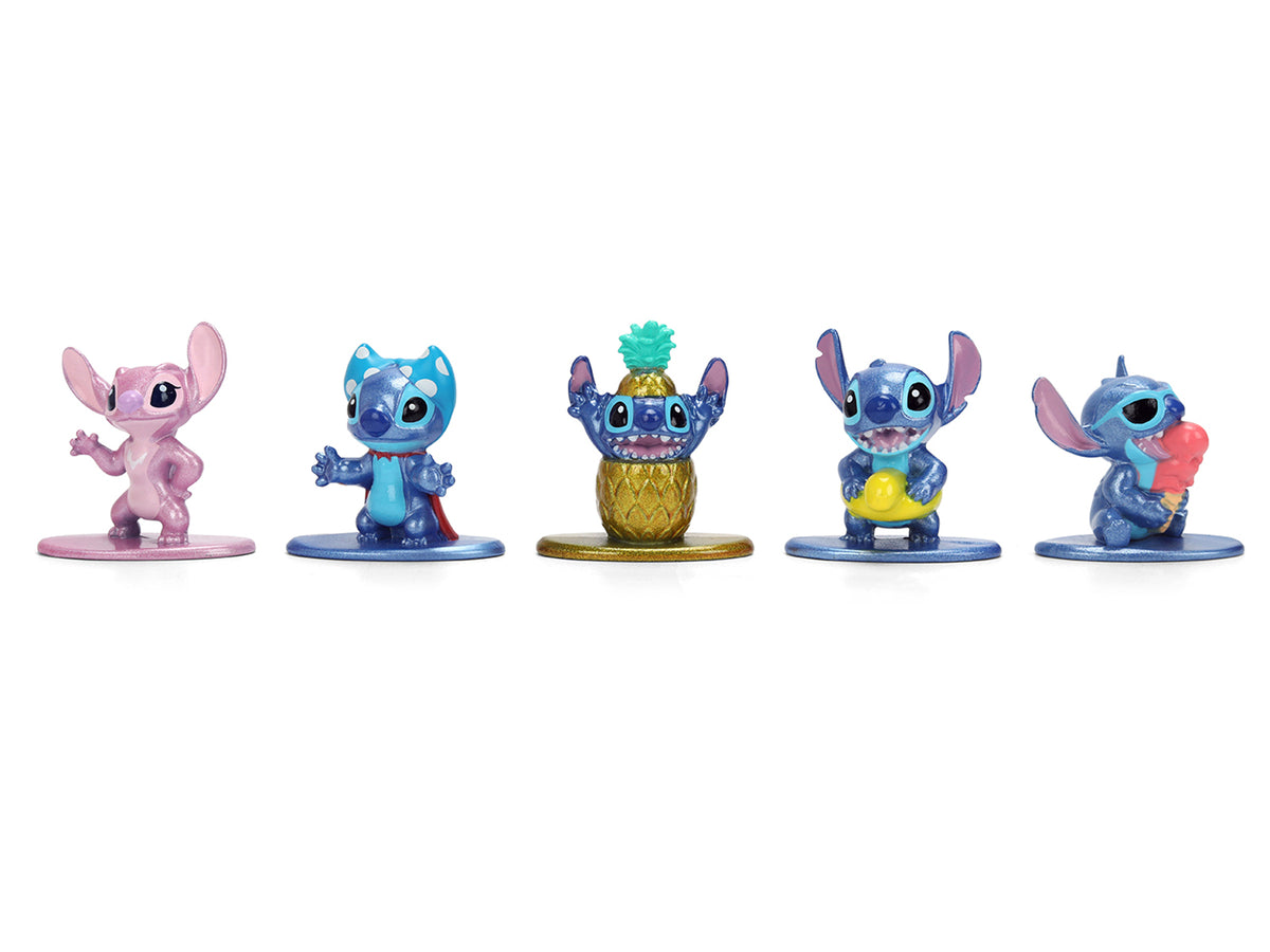 Set of 12 Diecast Figures "Disney's Stitch" Franchise "Nano Metalfigs" Series Diecast models