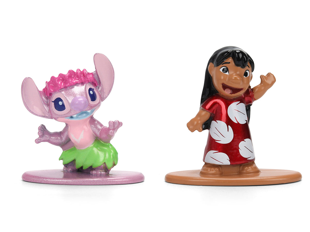 Set of 12 Diecast Figures "Disney's Stitch" Franchise "Nano Metalfigs" Series Diecast models