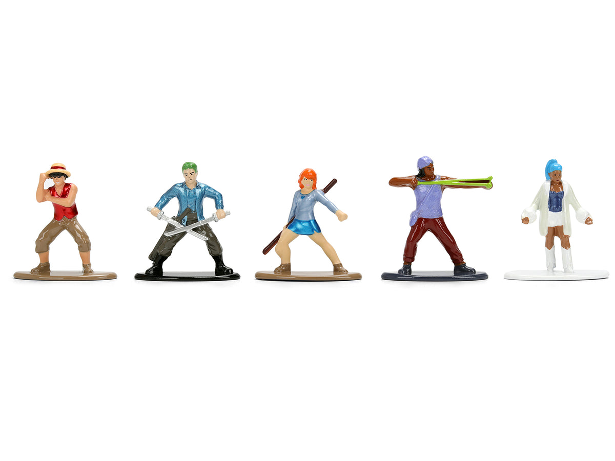 Set of 12 Diecast Figures "One Piece" (2023-Current) TV Series "Metalfigs" Series Diecast Models