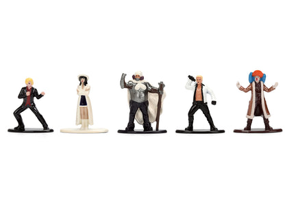 Set of 12 Diecast Figures "One Piece" (2023-Current) TV Series "Metalfigs" Series Diecast Models