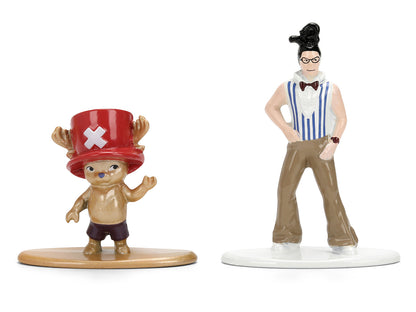 Set of 12 Diecast Figures "One Piece" (2023-Current) TV Series "Metalfigs" Series Diecast Models