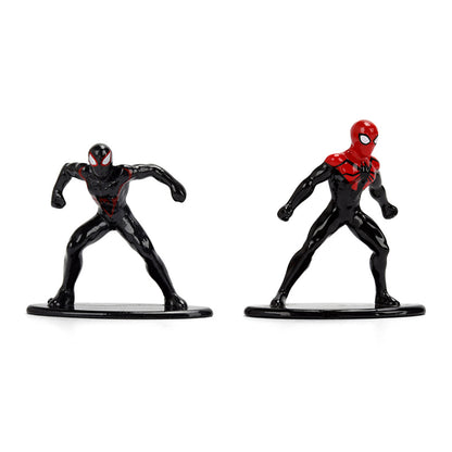 Set of 12 Diecast Figures "Spider-Man" Franchise "Nano Metalfigs" Series Diecast Models