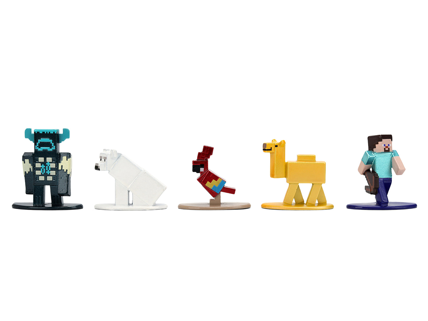 Set of 12 Diecast Figures "Minecraft" Video Game Wave 2 "Nano Metalfigs" Series Diecast models