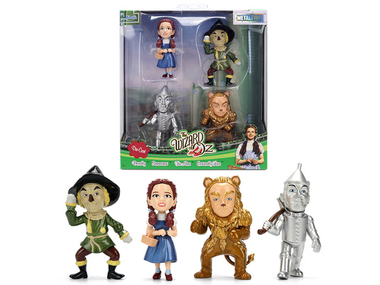 Set of 4 Diecast Figures "The Wizard of Oz" (1939) Movie "Metalfigs" Series Diecast Models