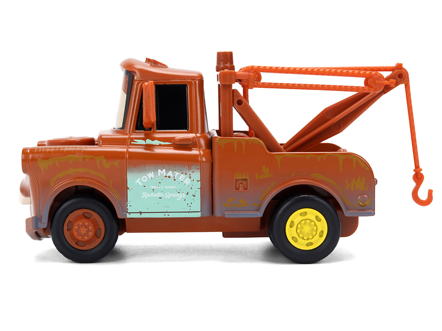 "Tow Mater" Tow Truck Brown (Rusted) "Cars" (2006) Movie "Hollywood Rides" Series 1/32 Diecast Model Car