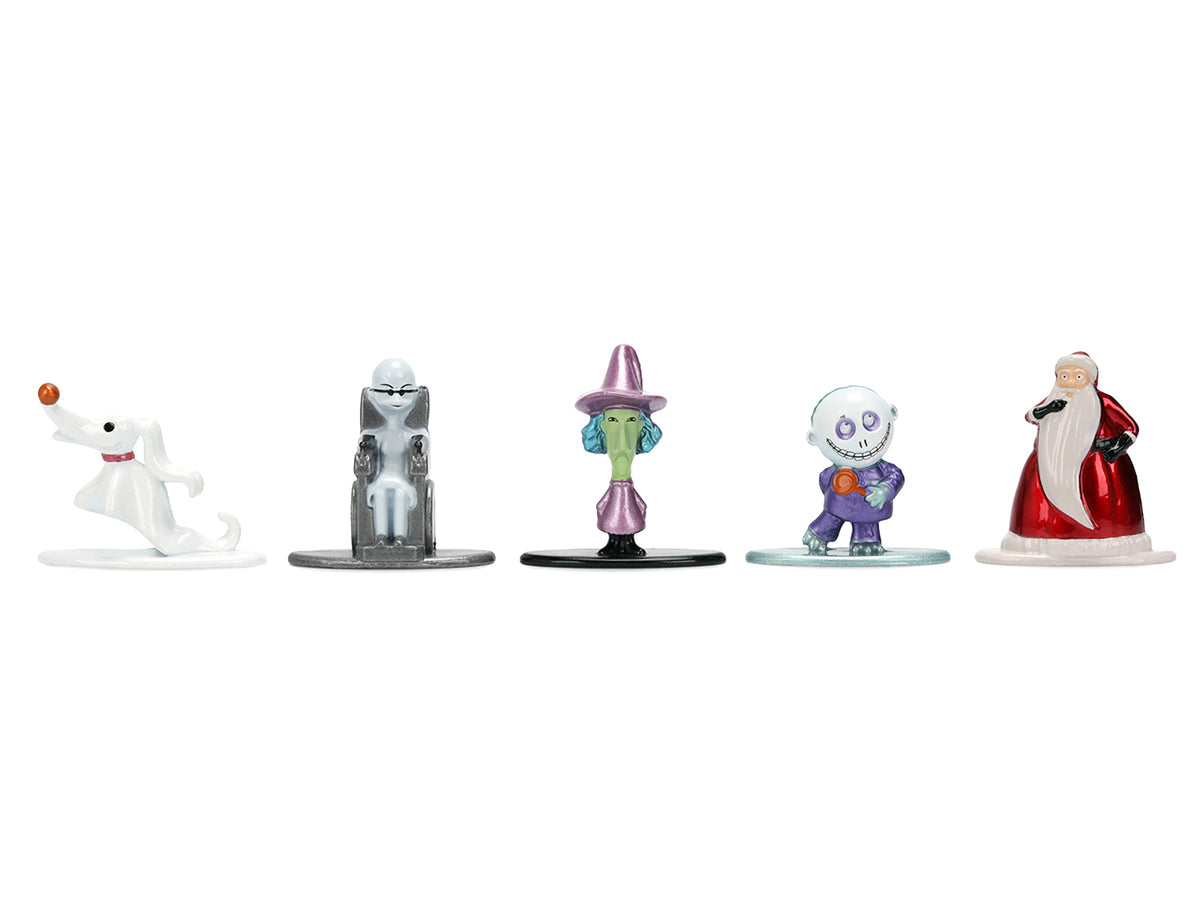 Set of 12 Diecast Figures "The Nightmare Before Christmas" (1993) Movie "Nano Metalfigs" Series Diecast Models