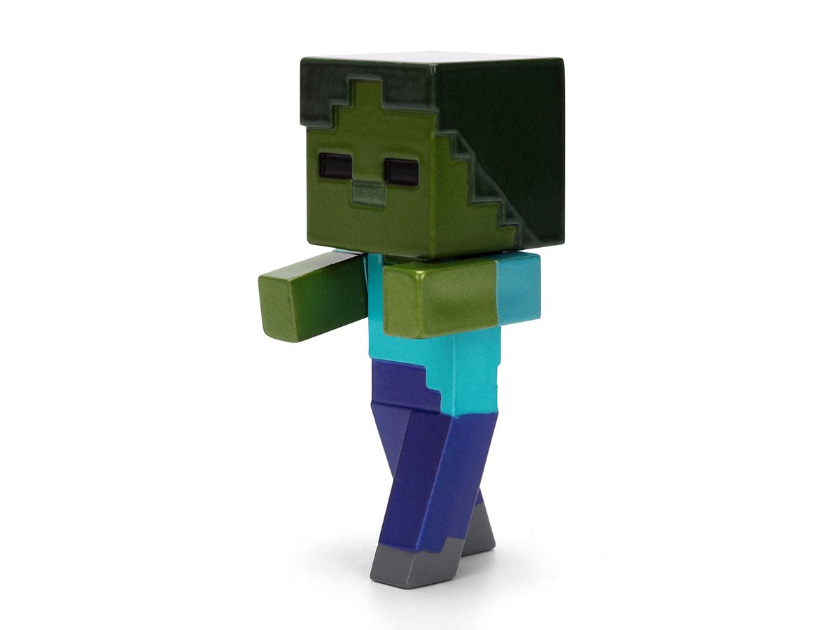 Set of 4 Diecast Figures "Minecraft" Video Game Wave 7 "Metalfigs" Series Diecast Models