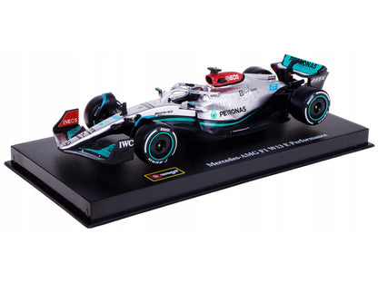 Mercedes-AMG F1 W13 E Performance #63 George Russell "F1 Formula One World Championship" (2022) with Display Case 1/43 Diecast Model Car