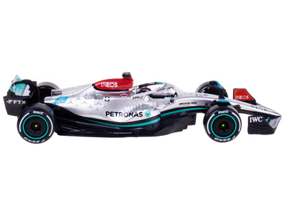 Mercedes-AMG F1 W13 E Performance #63 George Russell "F1 Formula One World Championship" (2022) with Display Case 1/43 Diecast Model Car