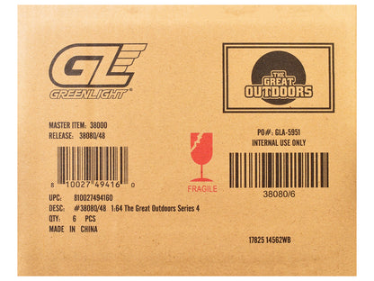 "The Great Outdoors" Series 4 Set of 6 pieces 1/64 Diecast Model Cars