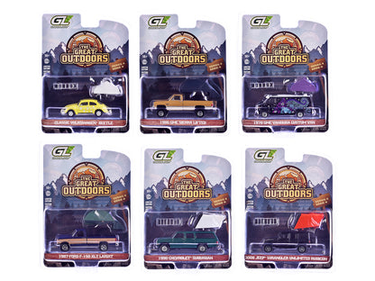 "The Great Outdoors" Series 4 Set of 6 pieces 1/64 Diecast Model Cars
