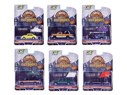 "The Great Outdoors" Series 4 Set of 6 pieces 1/64 Diecast Model Cars