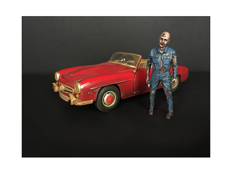 Zombie Mechanic Figurine I for 1/18 Scale Models
