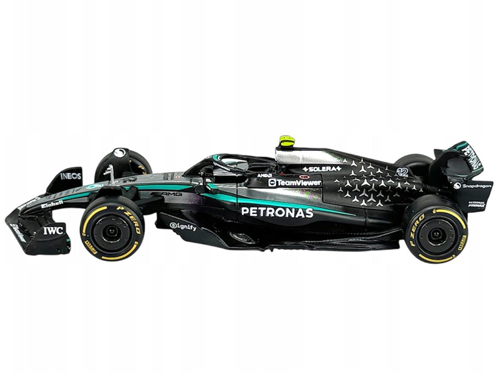 Mercedes-AMG F1 W16 E Performance #12 Kimi Antonelli "Petronas" Formula One F1 World Championship (2025) "Race" Series 1/43 Diecast Model Car