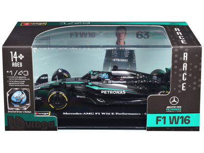 Mercedes-AMG F1 W16 E Performance #63 George Russell Formula One F1 "World Championship" (2025) 1/43 Diecast Model Car