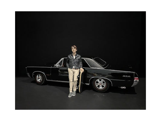 Skateboarder Figurine III for 1/18 Scale Models