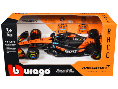 McLaren MCL39 #81 Oscar Piastri "OKX" Formula One F1 "Australian GP" (2025) "Race" Series 1/43 Diecast Model Car