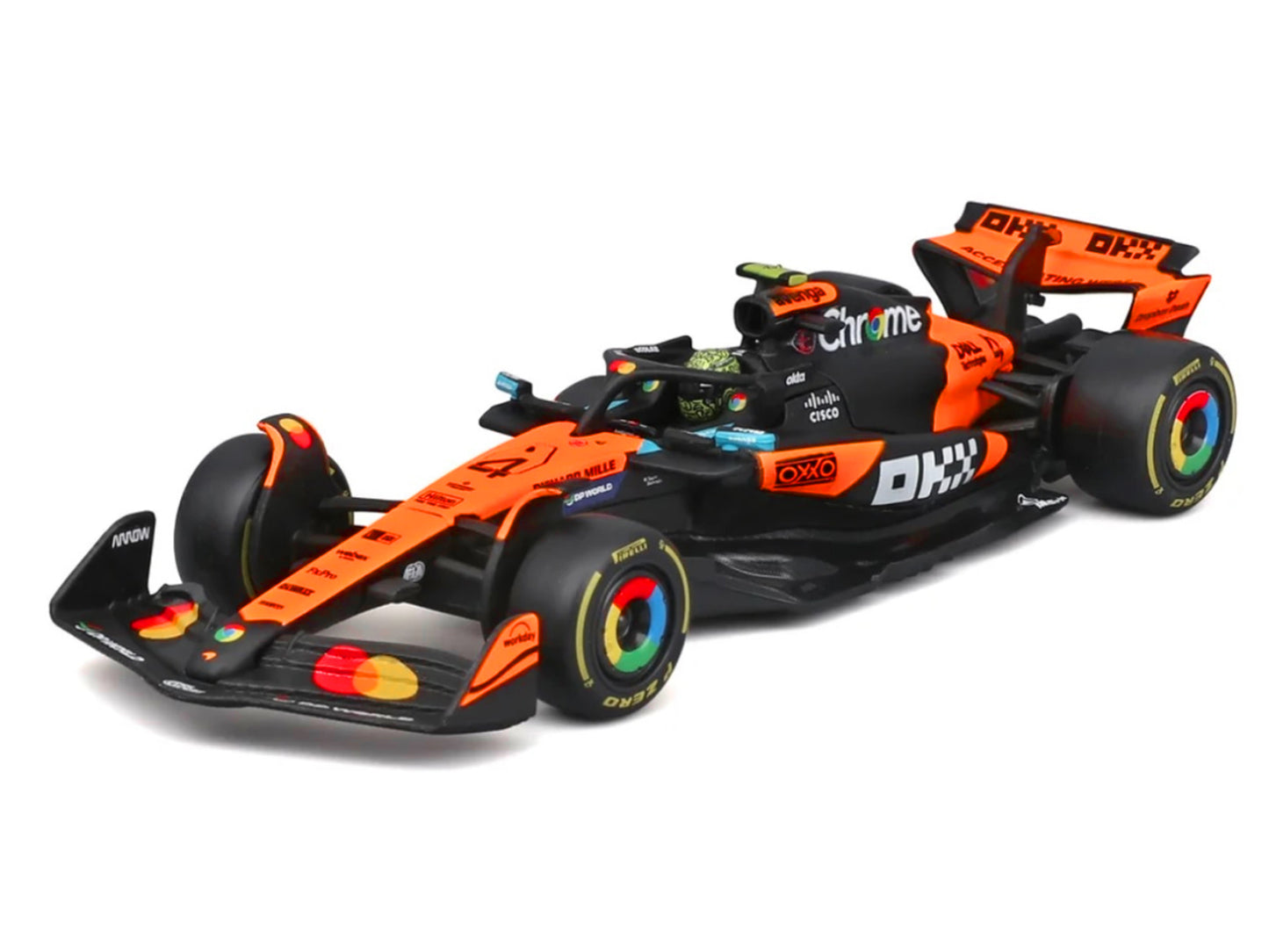 McLaren MCL39 #4 Lando Norris Winner Formula One F1 "Australian GP" (2025) with Display Case "Race" Series 1/43 Diecast Model Car